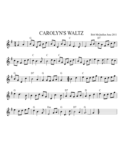 CAROLYN'S WALTZ