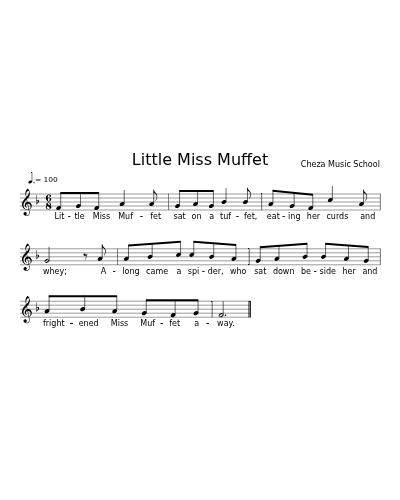 Little Miss Muffet preview
