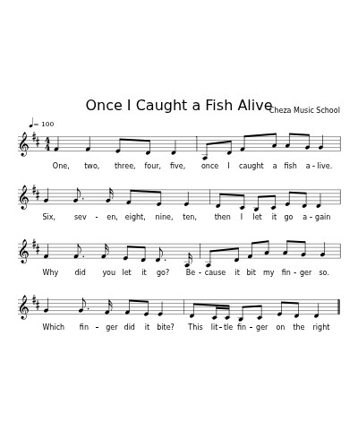 Once I Caught a Fish Alive preview