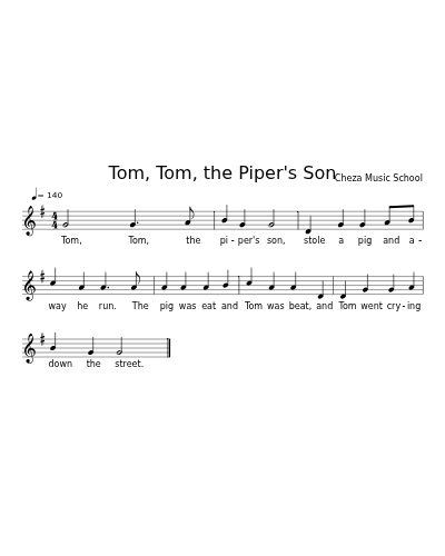 Tom, Tom, the Piper's Son preview