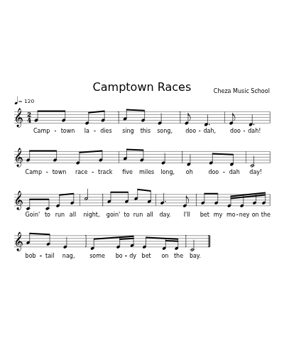 Camptown Races preview