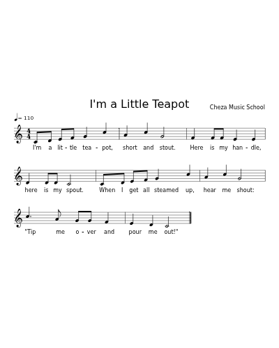 I'm a Little Teapot