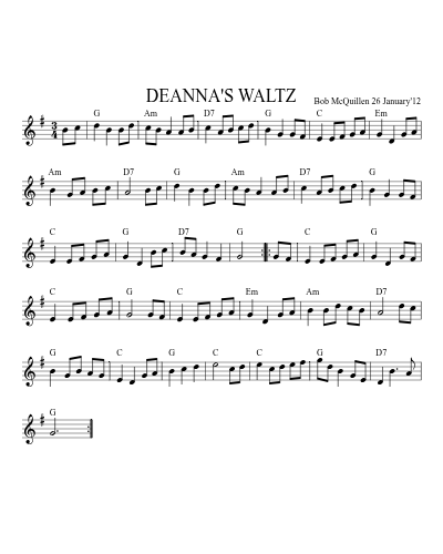 DEANNA'S WALTZ (Version 2)
