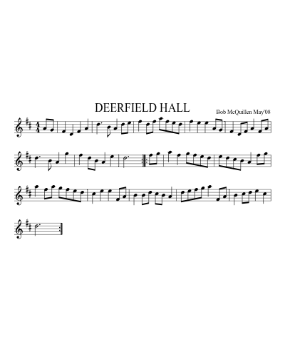 DEERFIELD HALL