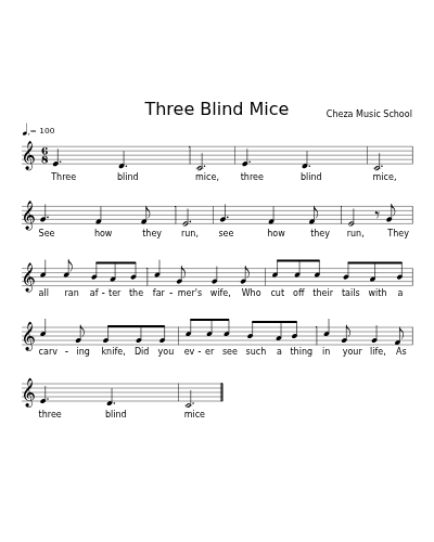 Three Blind Mice preview