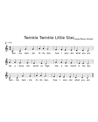 Twinkle Twinkle Little Star