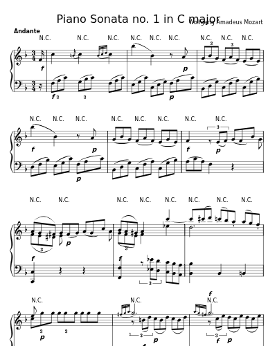 Andante (Piano Sonata no. 1 in C major) preview