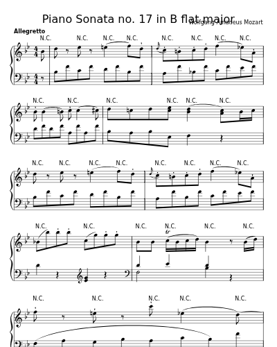 Allegretto (Piano Sonata no. 17 in B flat major)