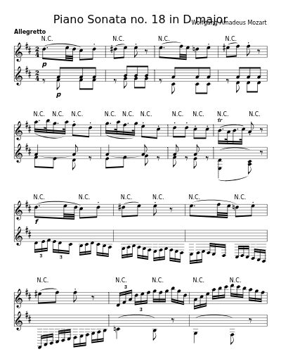 Allegretto (Piano Sonata no. 18 in D major)