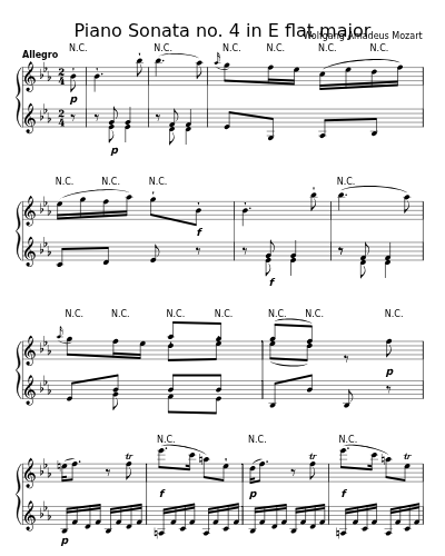 Allegro (Piano Sonata no. 4 in E flat major)