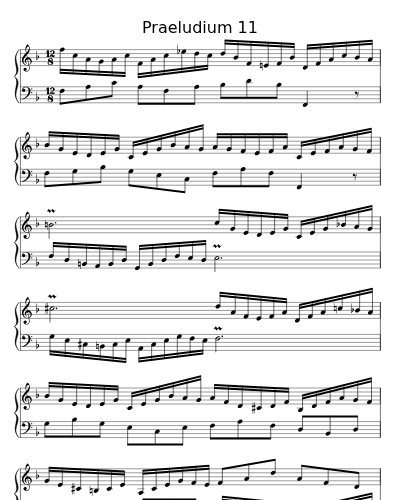 Praeludium 11 preview