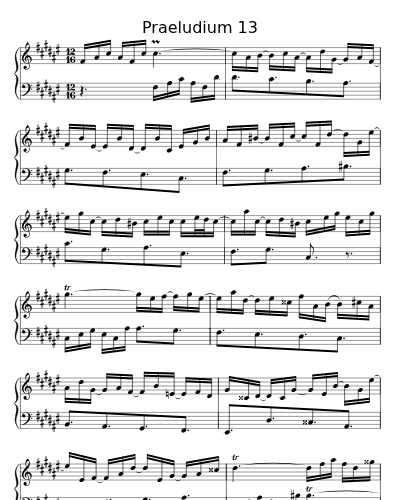 Praeludium 13