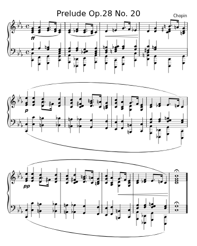 Prelude Op.28 No. 20 preview