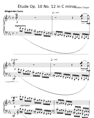 Étude Op. 10 No. 12 in C minor