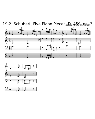 19-2. Schubert, Five Piano Pieces, D. 459, no. 3 preview