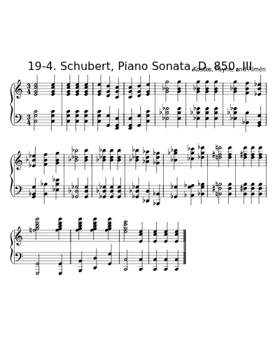 19-4. Schubert, Piano Sonata, D. 850, III