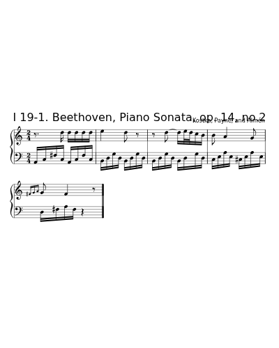 I 19-1. Beethoven, Piano Sonata, op. 14, no.2 preview