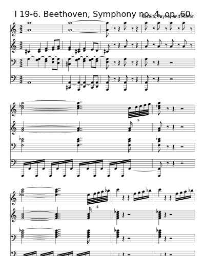 I 19-6. Beethoven, Symphony no. 4, op. 60