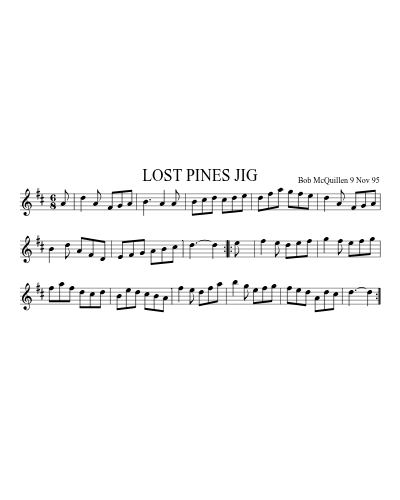 LOST PINES JIG
