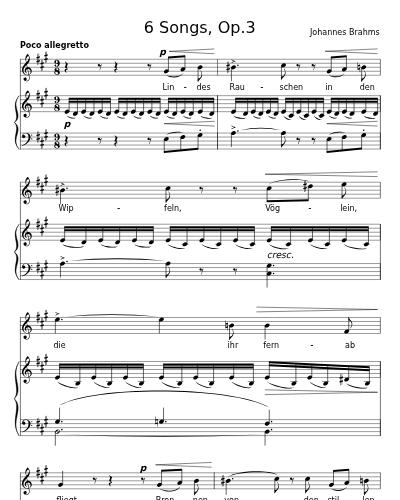 Lied (6 Songs, Op.3) preview