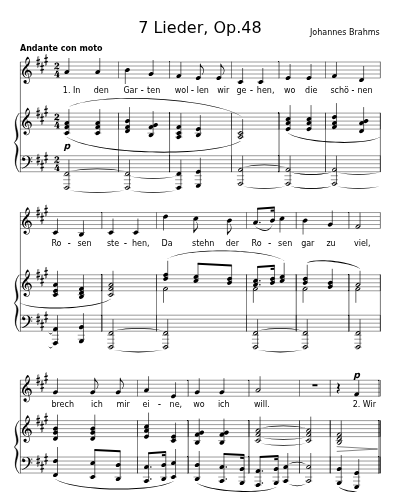 Der Überläufer (7 Lieder, Op.48) preview