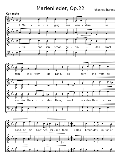 Marias Wallfahrt (Marienlieder, Op.22) preview