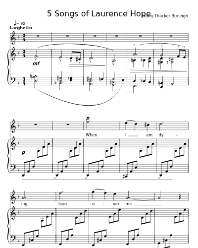 Till I Wake (5 Songs of Laurence Hope) preview