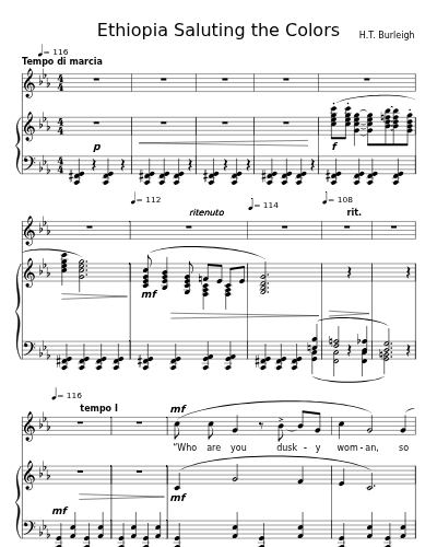 Ethiopia Saluting the Colors preview