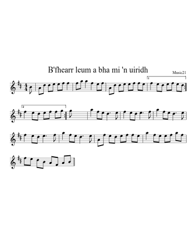 B'fhearr leum a bha mi 'n uiridh