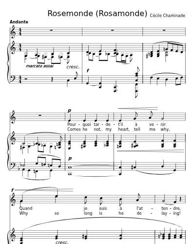 Rosemonde (Rosamonde) preview