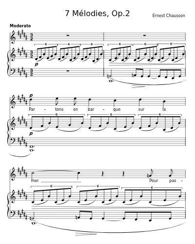 Sérénade italienne (7 Mélodies, Op.2)