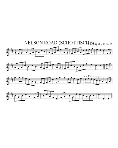 NELSON ROAD (SCHOTTISCHE)