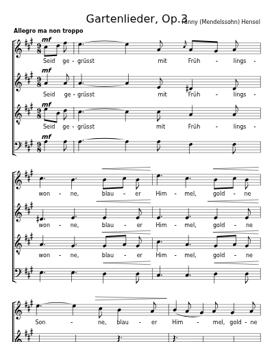 Im Herbste (Gartenlieder, Op.3) preview