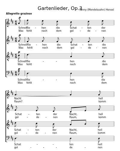 Morgengruss (Gartenlieder, Op.3) preview