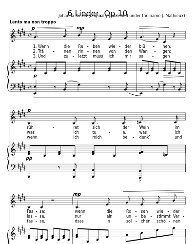 Nachgefühl (6 Lieder, Op.10) preview