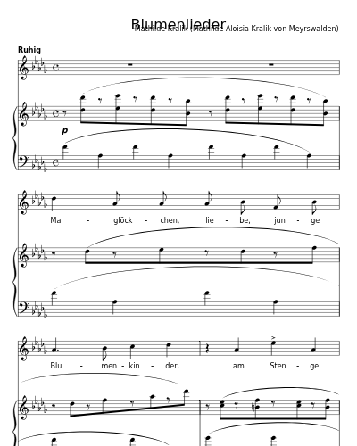 Maiglöckchen (Blumenlieder) preview