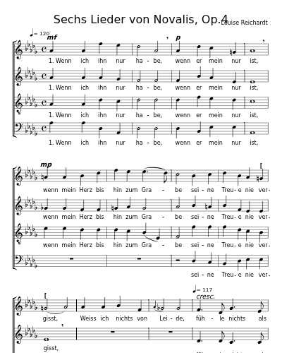 Geistliches Lied (vierstimmig) (Sechs Lieder von Novalis, Op.4) preview