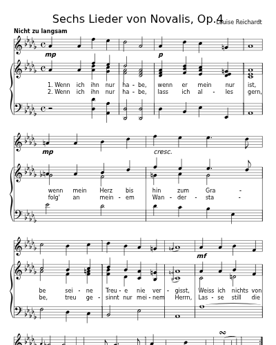 Geistliches Lied (Sechs Lieder von Novalis, Op.4)