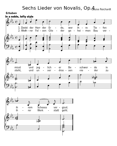 Noch ein Bergmannslied (Sechs Lieder von Novalis, Op.4) preview