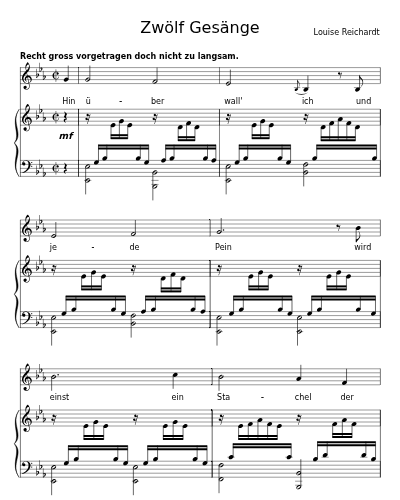 Aus Novalis Hymnen an die Nacht (Zwölf Gesänge)