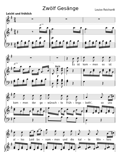 Betteley der Vögel (Zwölf Gesänge)