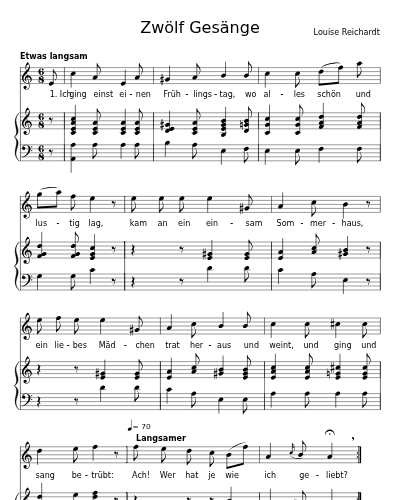 Die Wiese (Zwölf Gesänge) preview