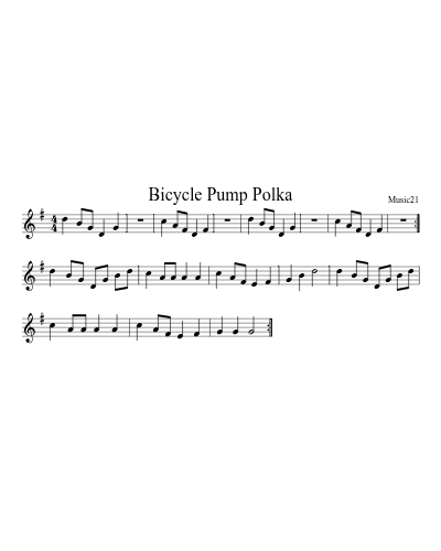 Bicycle Pump Polka