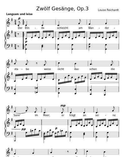 Der traurige Wanderer (Zwölf Gesänge, Op.3)