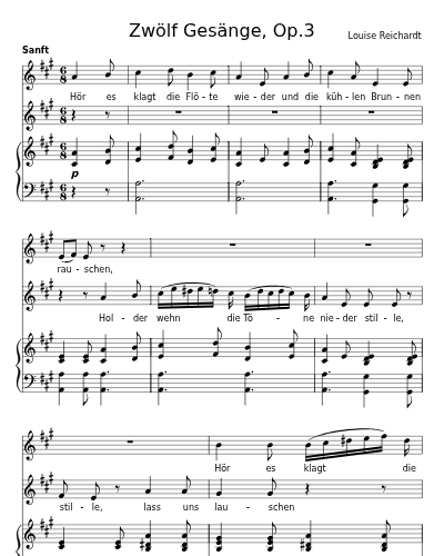 Duettino (Zwölf Gesänge, Op.3)