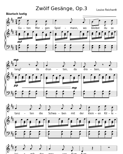 Hier liegt ein Spielmann begraben (Zwölf Gesänge, Op.3)
