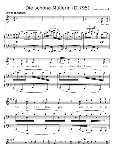 Danksagung an den Bach (Die schöne Müllerin (D.795)) preview