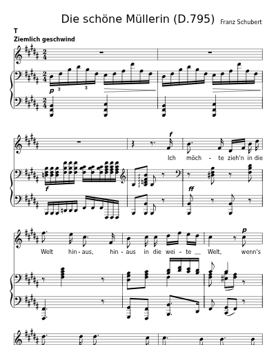 Die böse Farbe (Die schöne Müllerin (D.795))