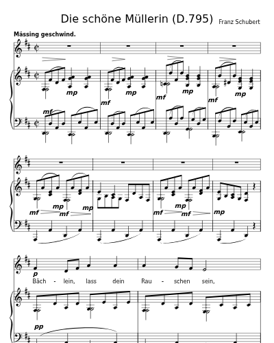 Mein! (Die schöne Müllerin (D.795))