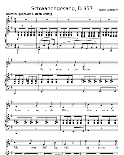 Aufenthalt (Schwanengesang, D.957)